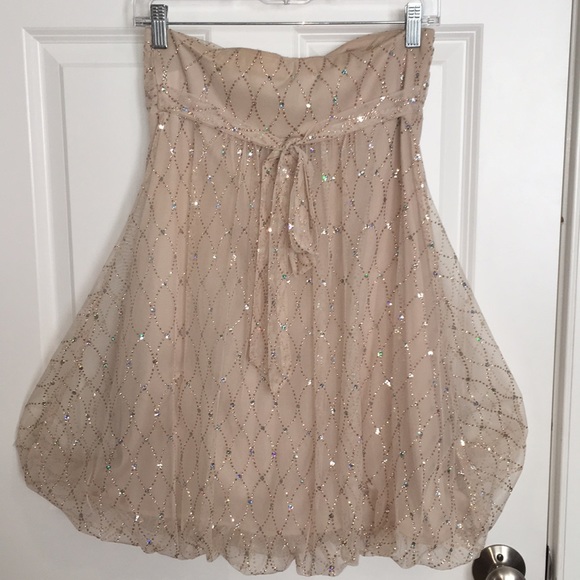Sparkling Strapless Windsor Party Dress Size 7/8 - Picture 3 of 5